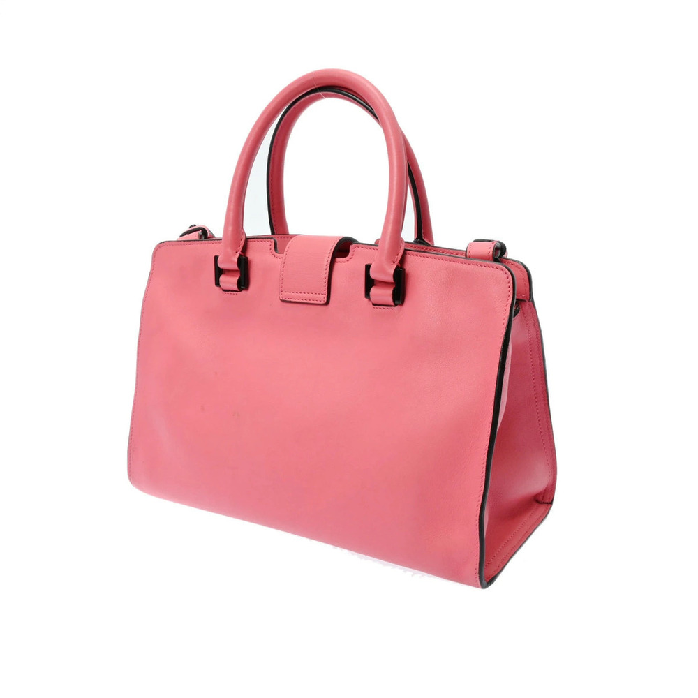 Saint Laurent Leather Bag Cabas Black Baby Handbag Pink